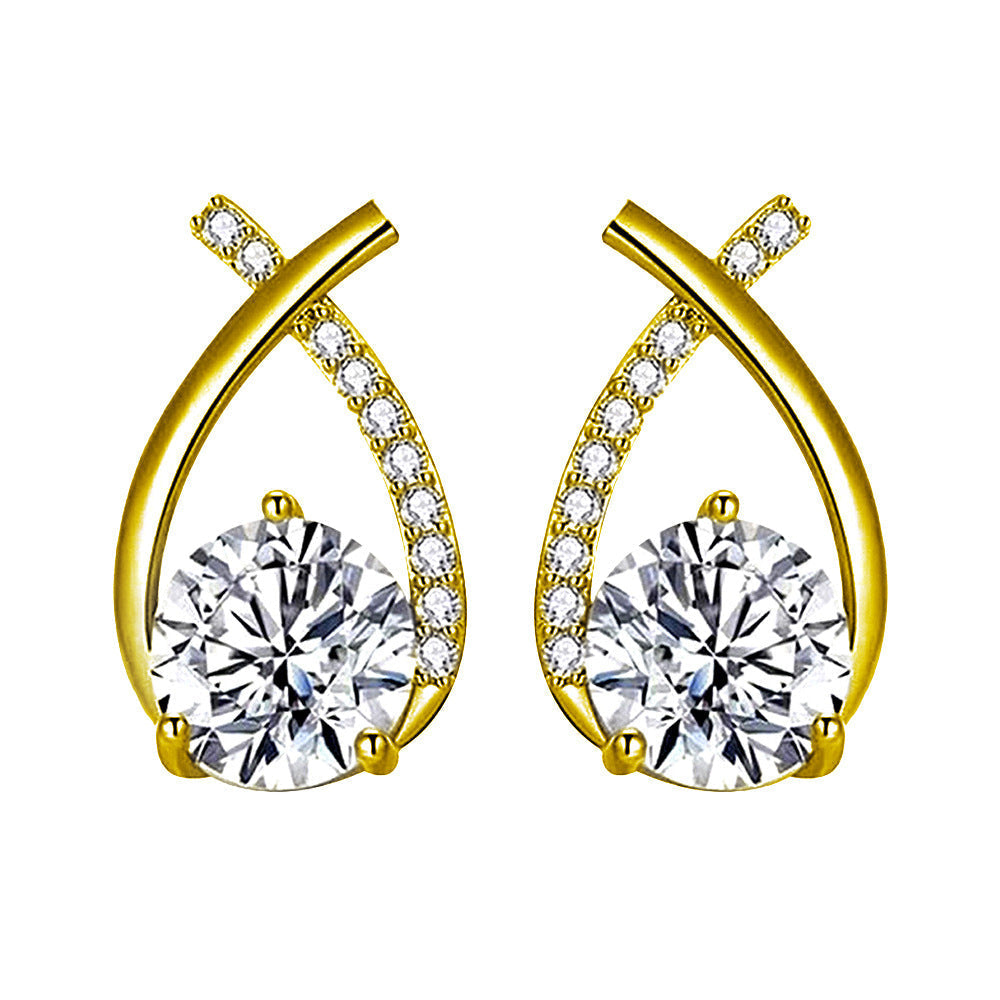 Ramona | Golden Drop Earrings