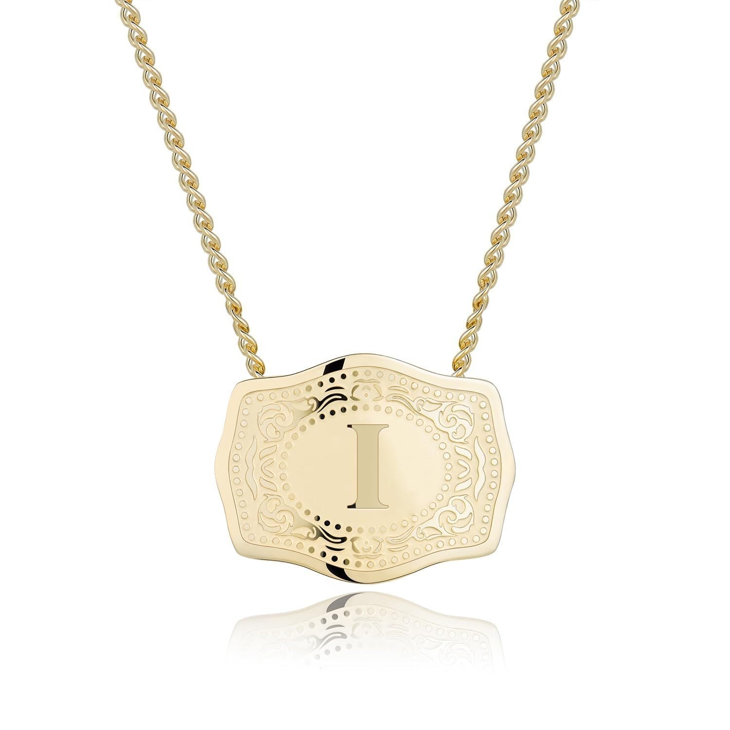 Quinn | Sleek Initial Letter Pendant Necklace