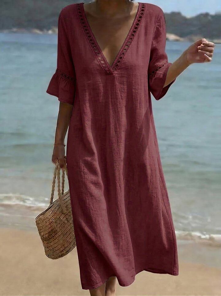 Elke | Coastal Linen Dress