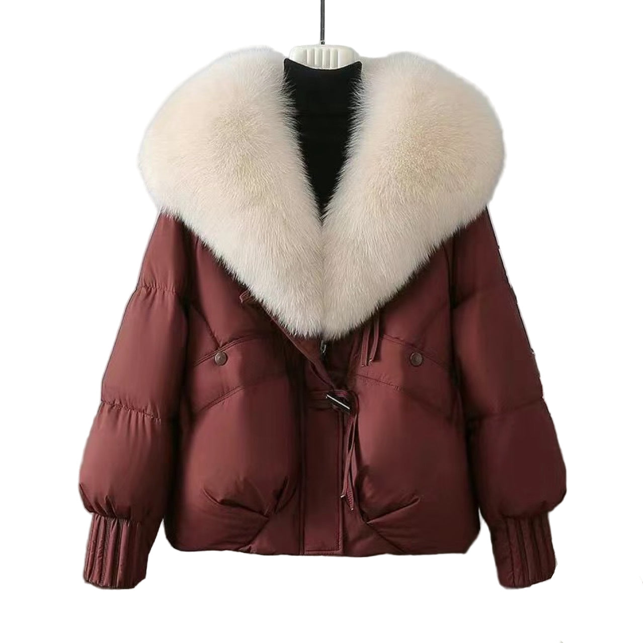 Vivienne | Short Fur Collar Winter Jacket