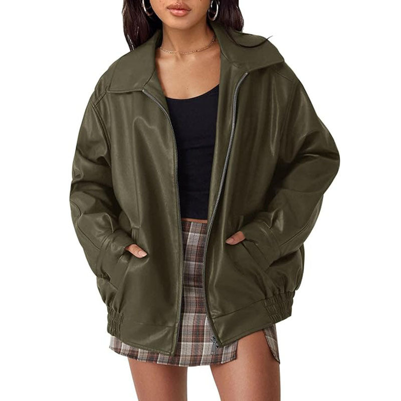 Vivienne | Oversized Moto Jacket