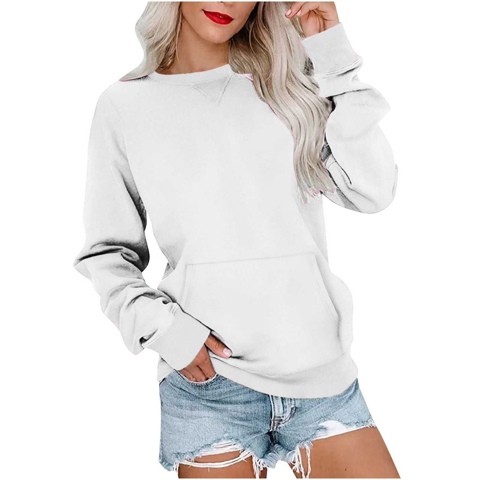 Camille | Lightweight Crewneck Sweatshirt