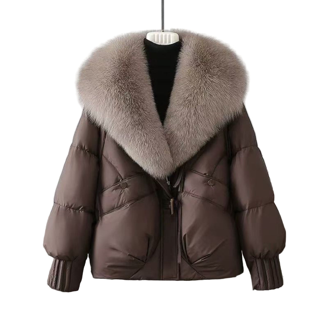 Vivienne | Short Fur Collar Winter Jacket
