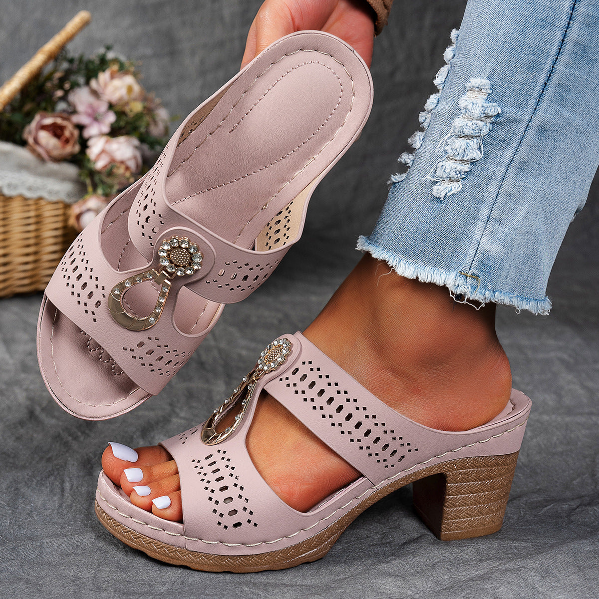 Ivah | High Heel Orthopedic Sandals
