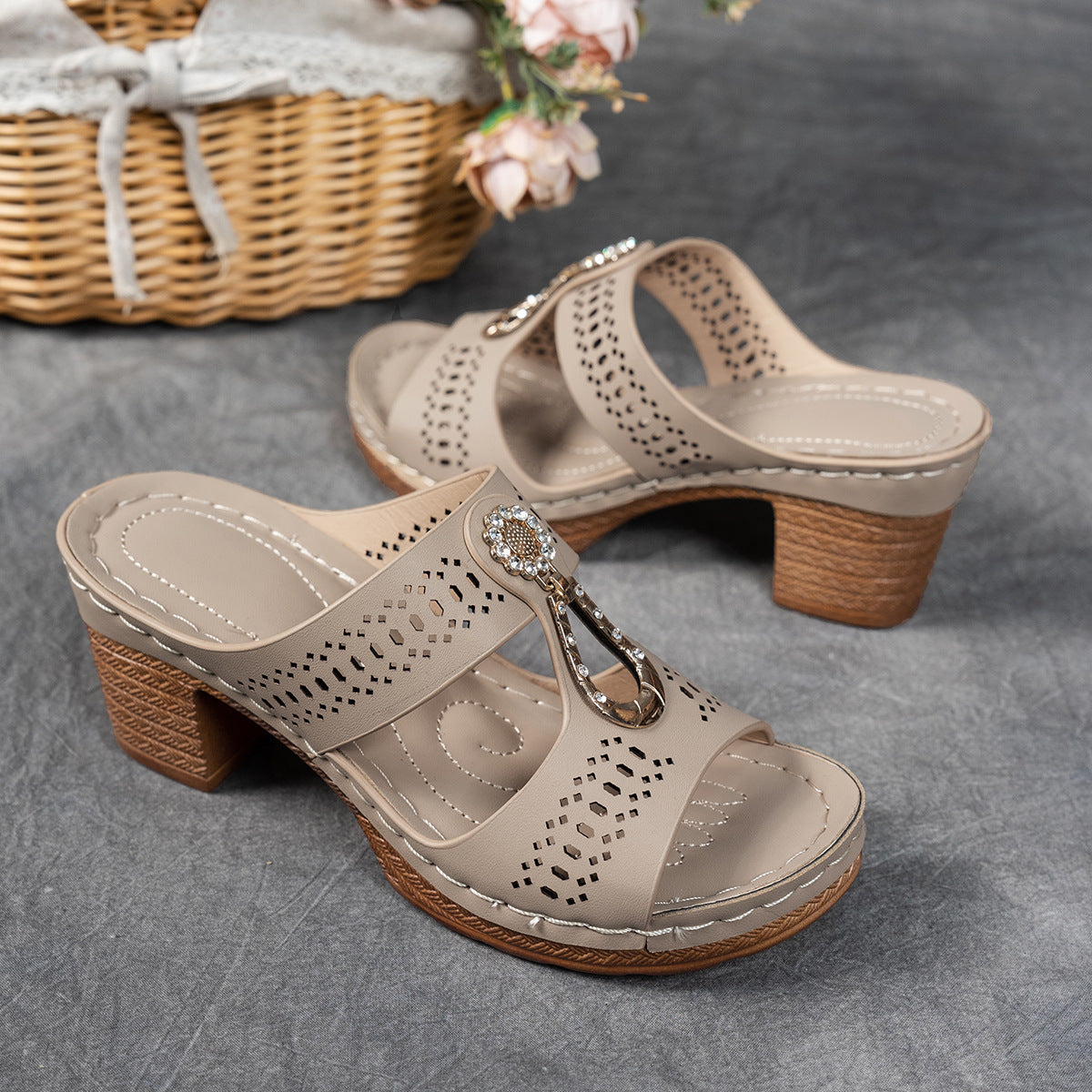Ivah | High Heel Orthopedic Sandals