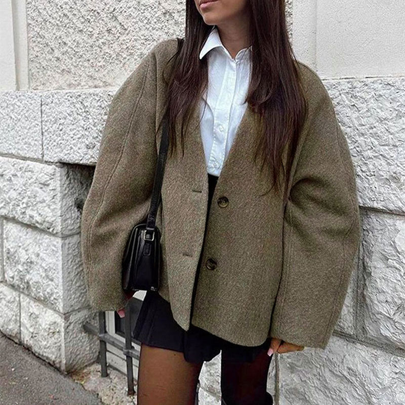 Céleste | Long Sleeve Button-Down Jacket