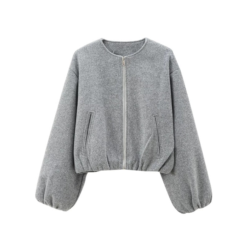 Arminda | Balloon Sleeve Casual Jacket
