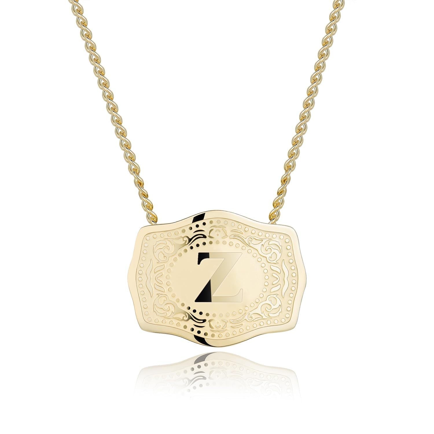 Quinn | Sleek Initial Letter Pendant Necklace