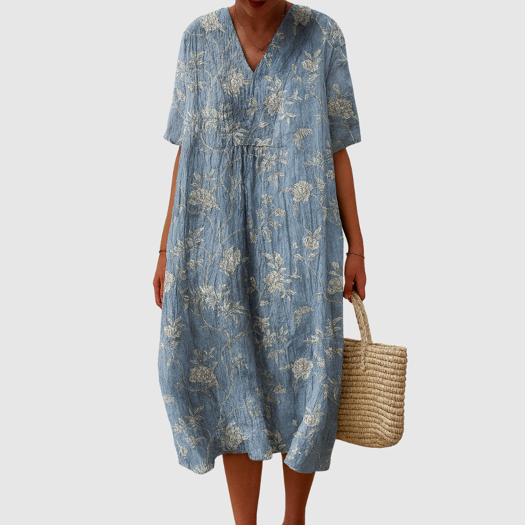 Maria | Lagoon Floral Flow Dress