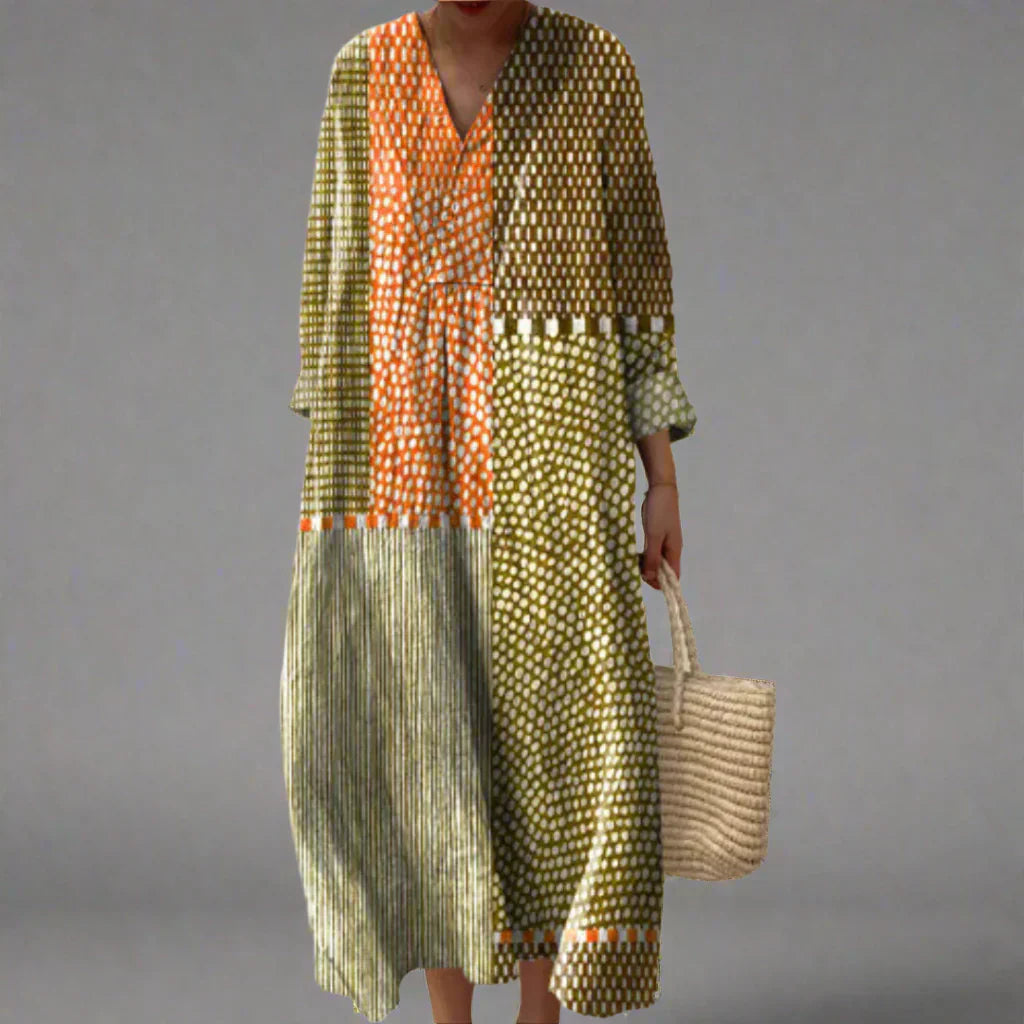 Vienna | Isla Patterned Maxi Dress