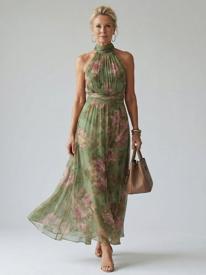 Fortuna | Halter Maxi Dress
