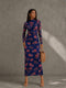 Navy Floral