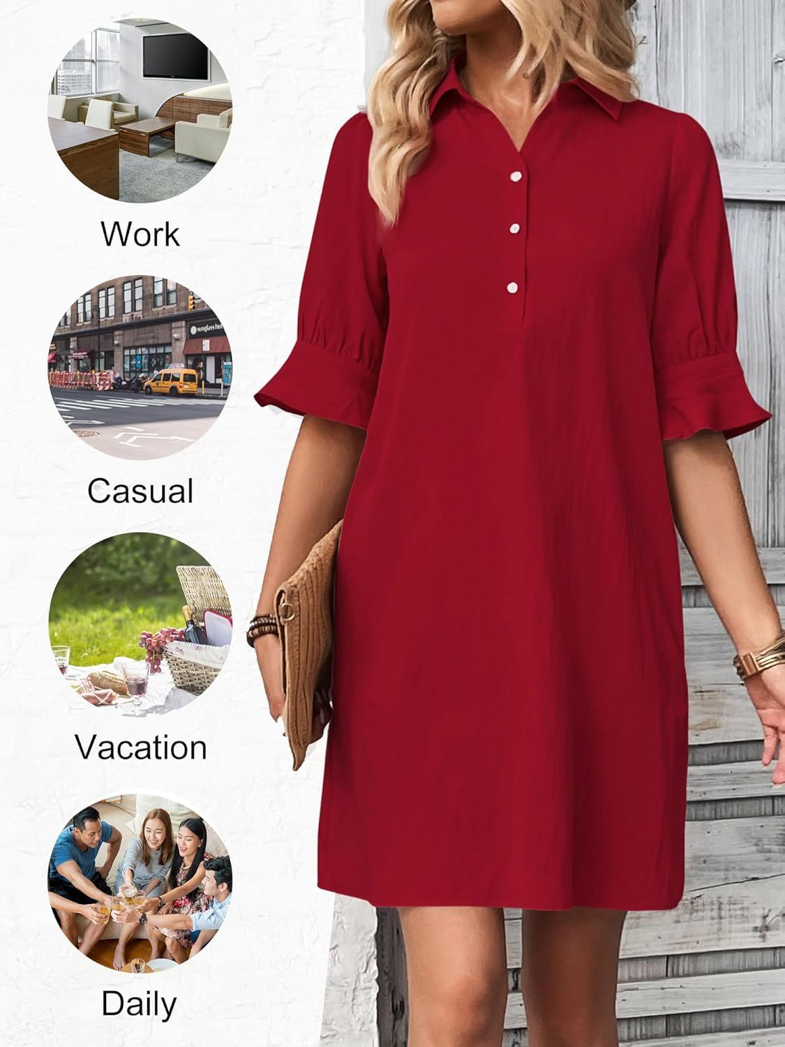 Paityn | Elegant Ruffle Dress