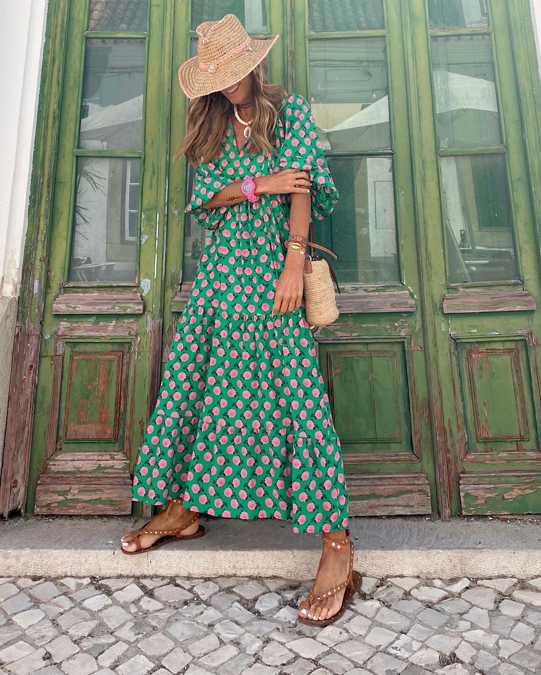 Viola | Flowy Boho Maxi Dress