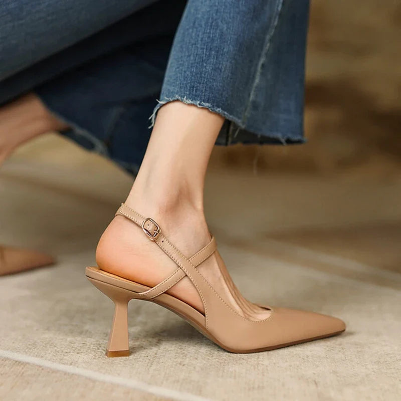 Deborah | Ankle Strap Pointed Heels