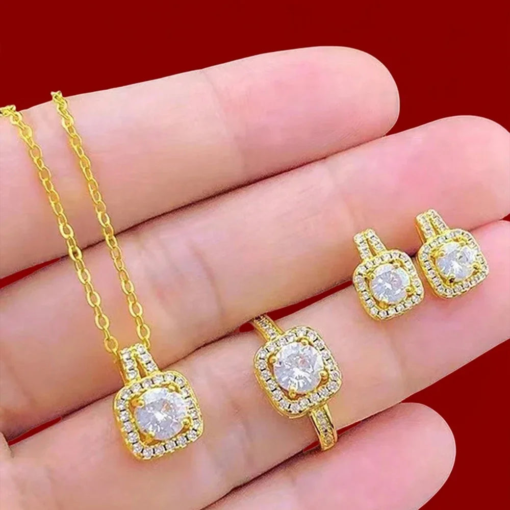Greer | Luxury Cube Jewelry Set