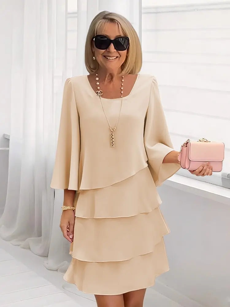 Ophelia | Classic A-Line Linen Dress