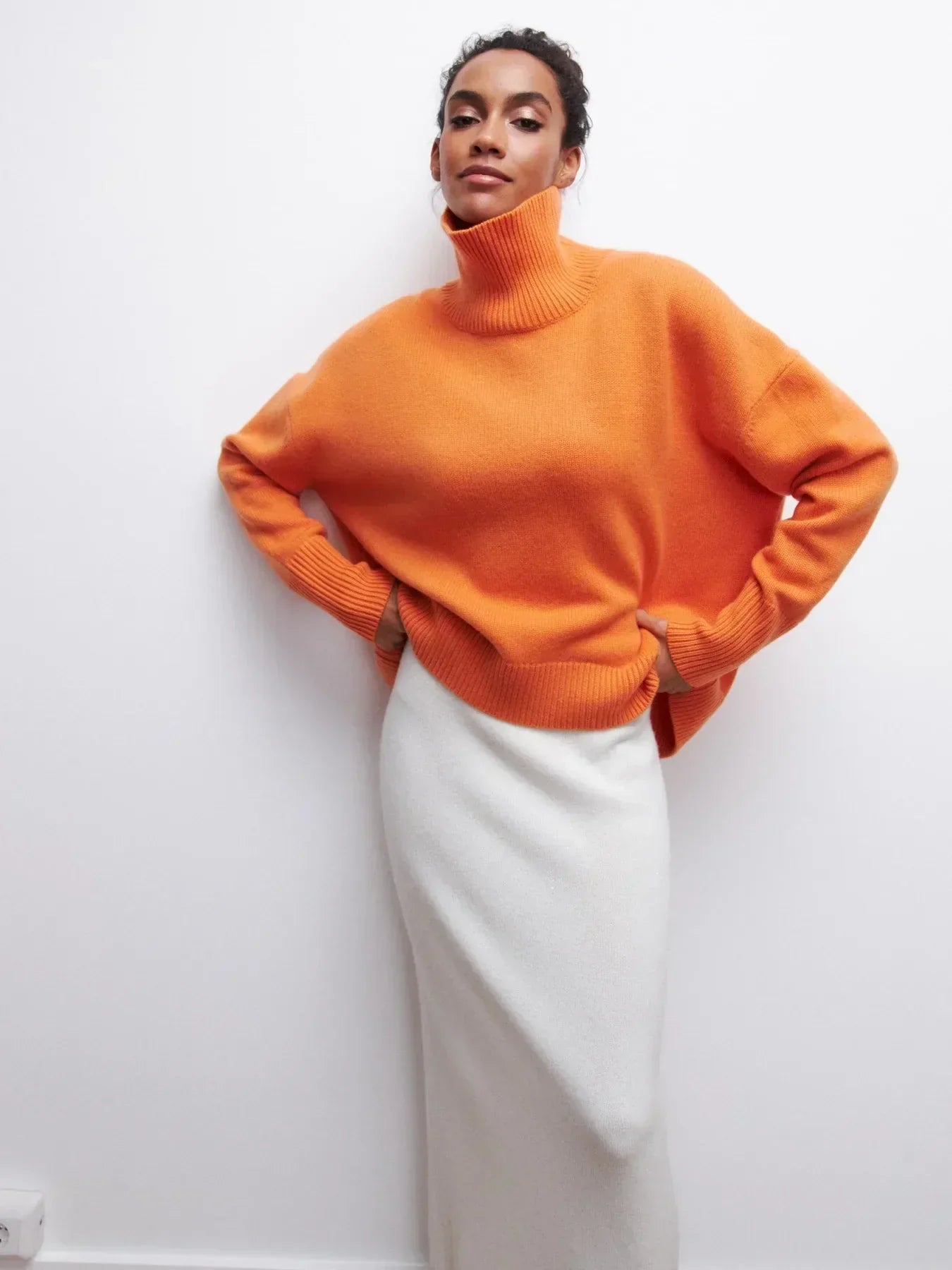 Céleste | Oversized Turtleneck Sweater