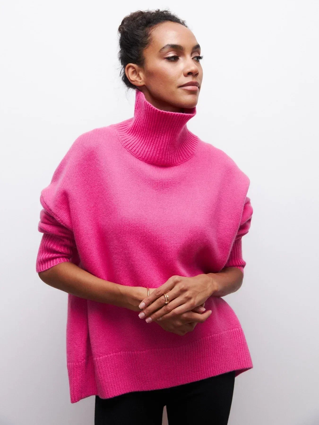 Céleste | Oversized Turtleneck Sweater