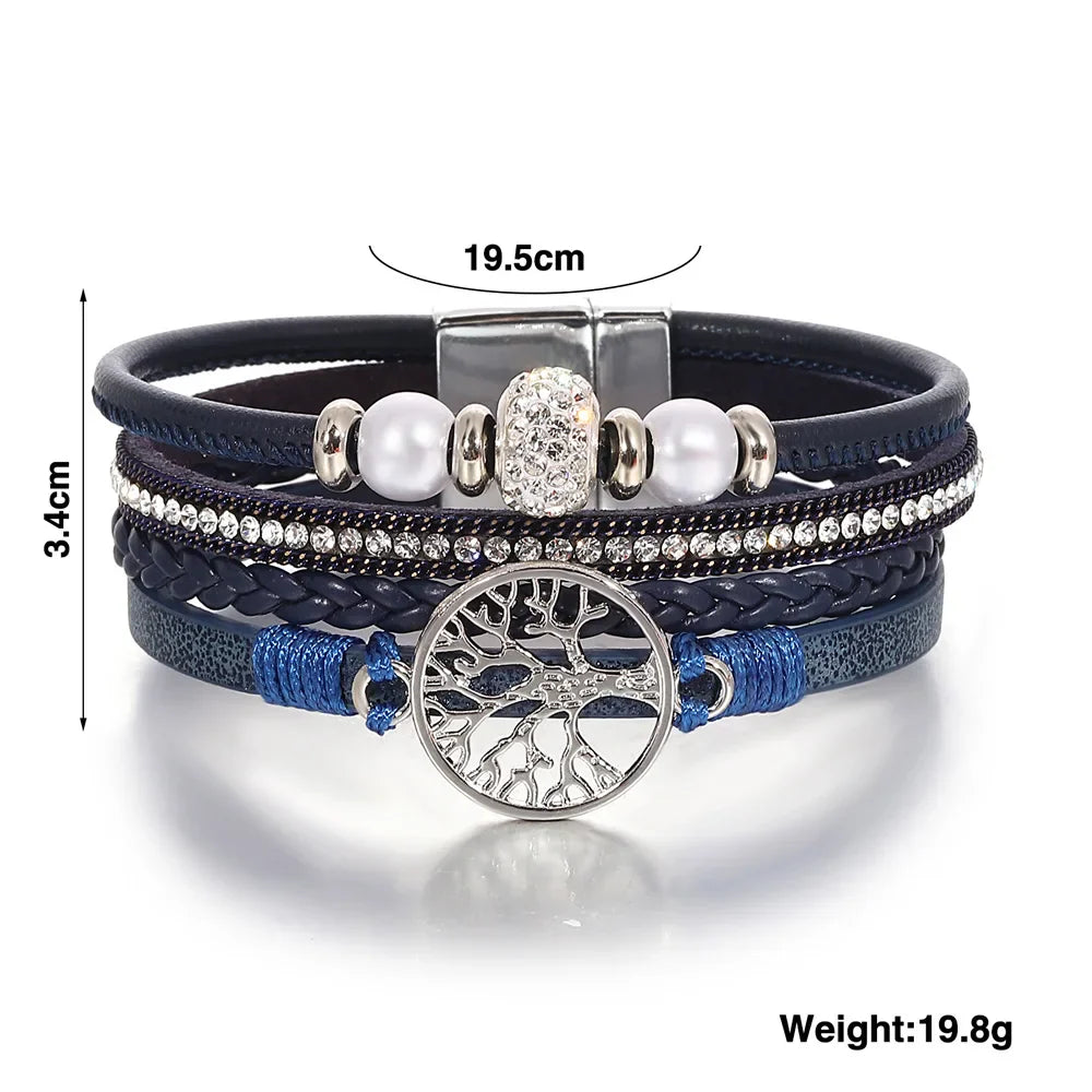 Breanna | Crystal Tree of Life Bracelet