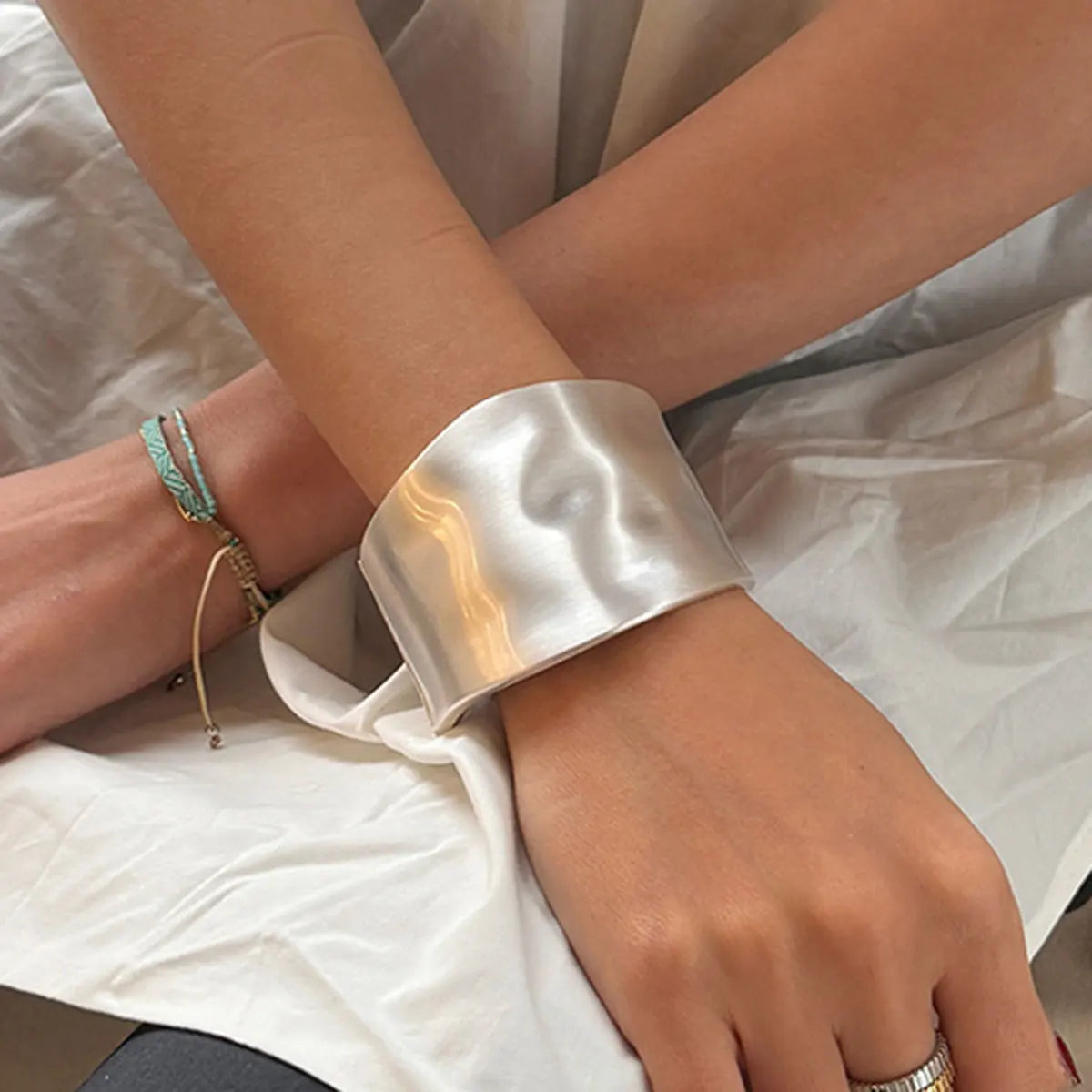 Reeve | Asymmetric Sculptural Cuff Bangle