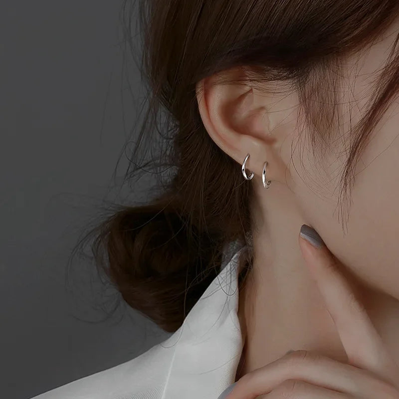 Sydney | Sterling Silver Inlaid Stud Earrings