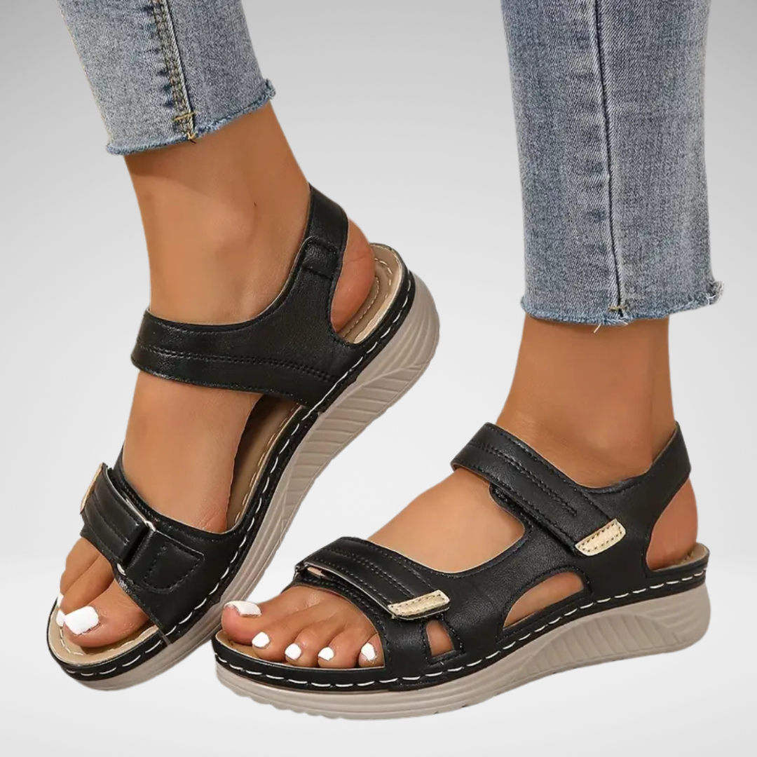Fay | Orthopedic Leather Support Sandals