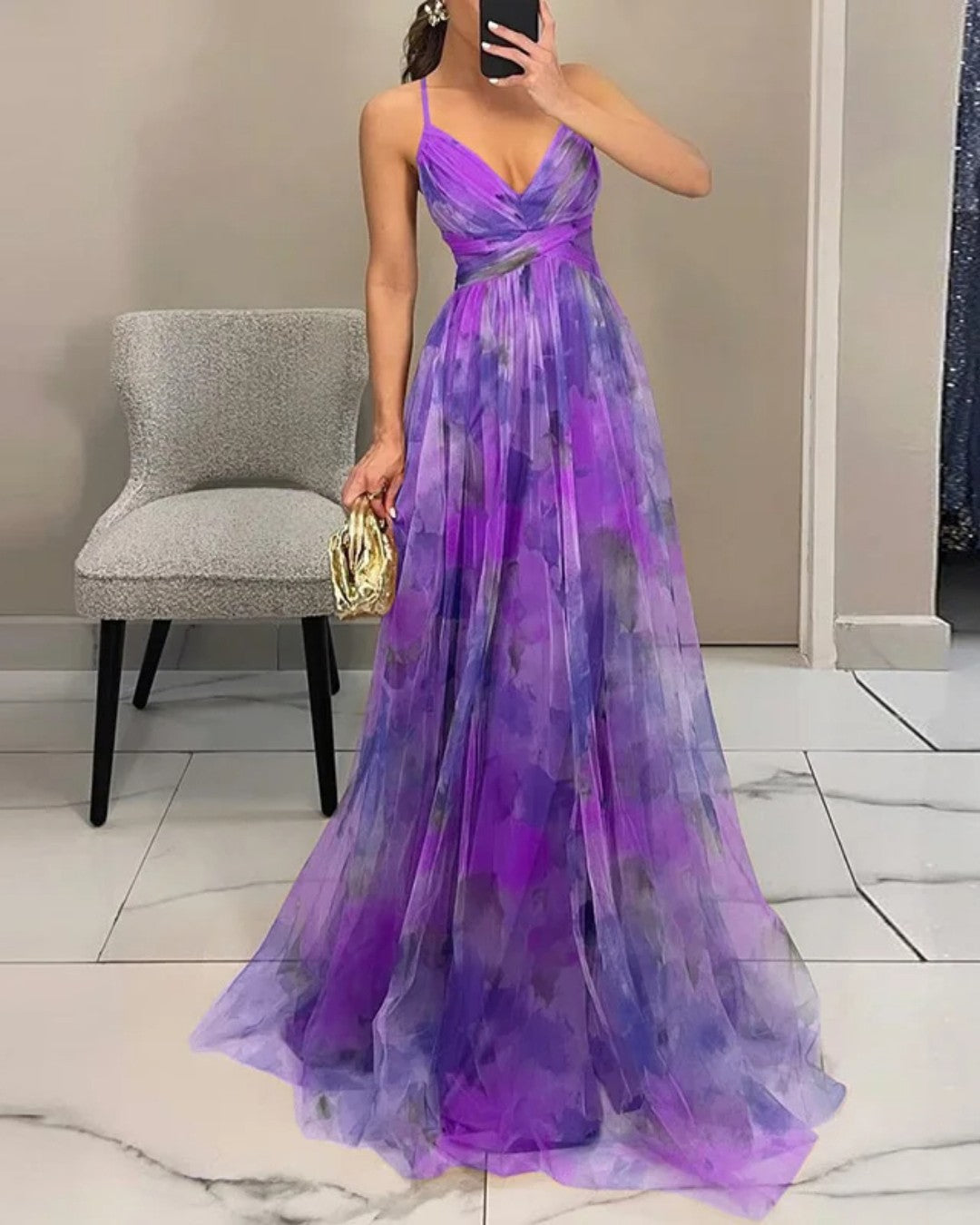 Solveig | Enchanting Floral Maxi Dress