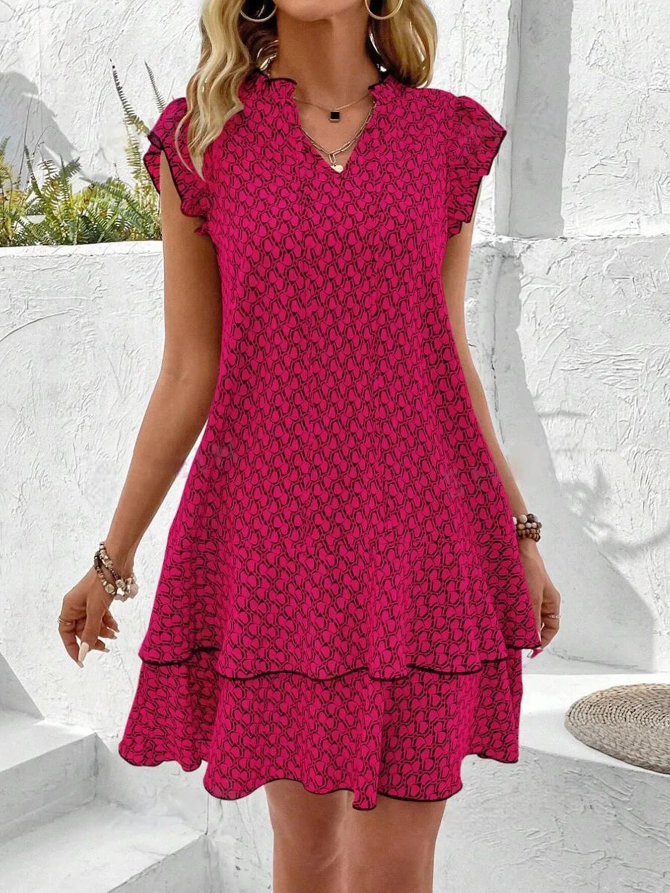 Kiley | Elegant Floral Midi Dress