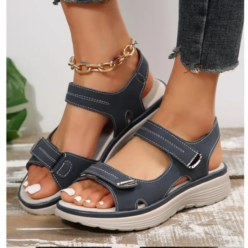 Fay | Orthopedic Leather Support Sandals