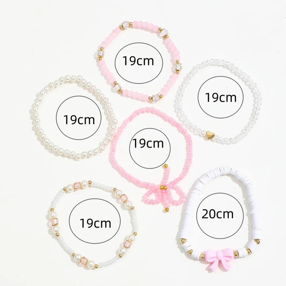 Morgan | Pearl Bow Bracelet Set