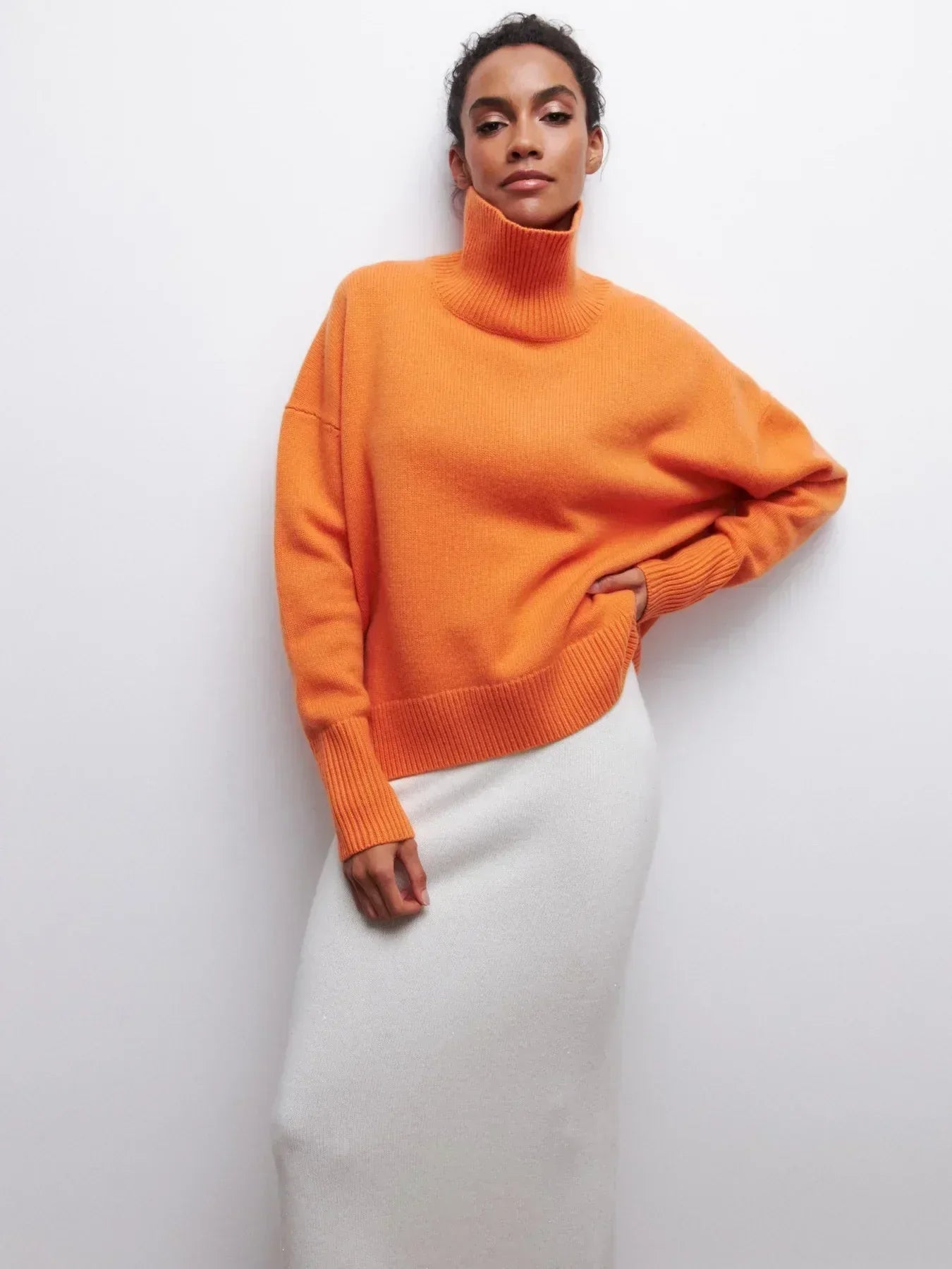 Céleste | Oversized Turtleneck Sweater