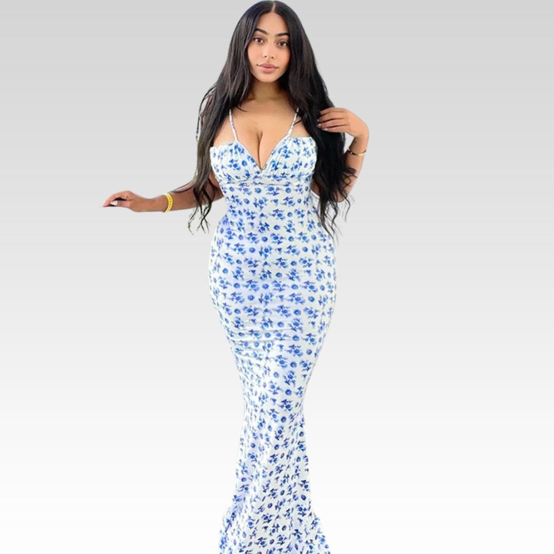 Krista | Floral Midi Dress Feminine