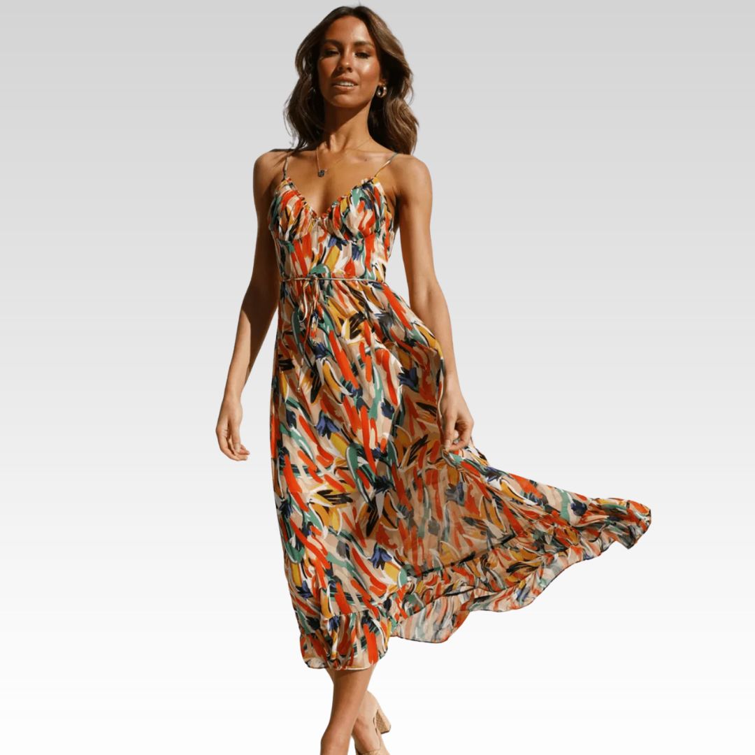 Rosie | Vibrant Midi Dress