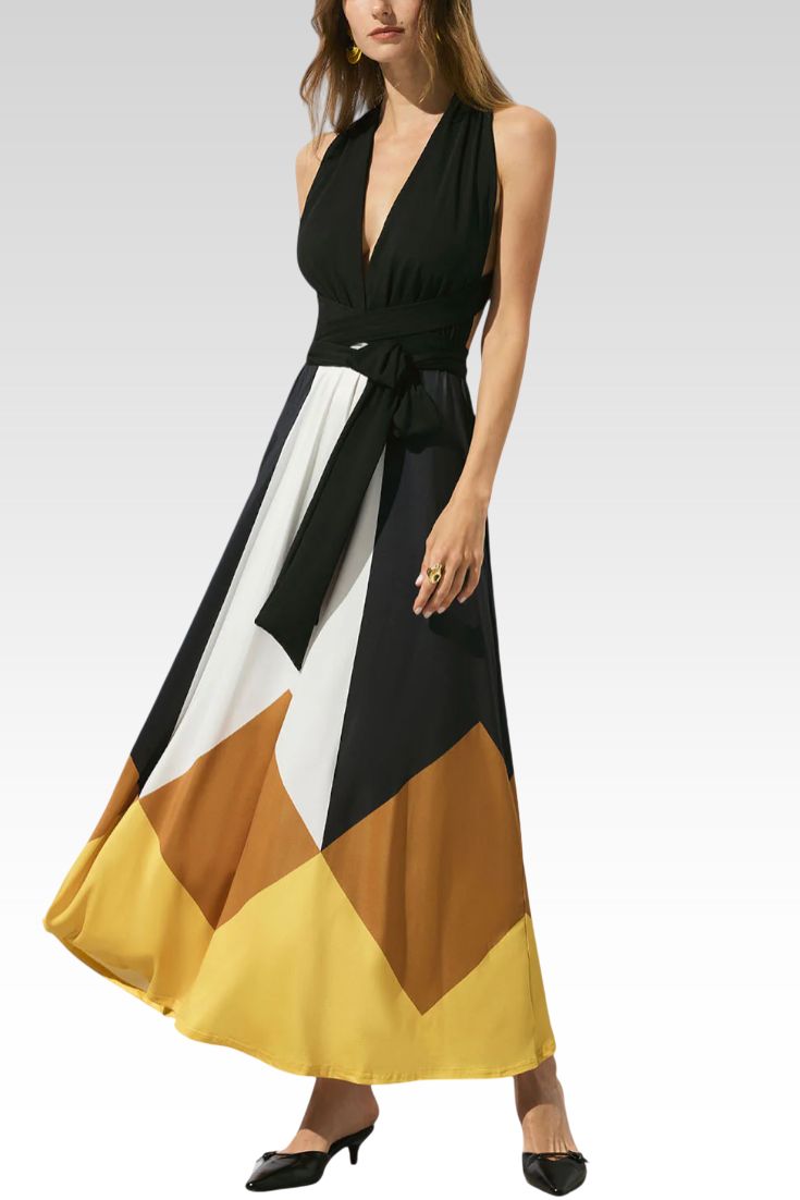 Wendy | Convertible Open-Back Maxi Dress