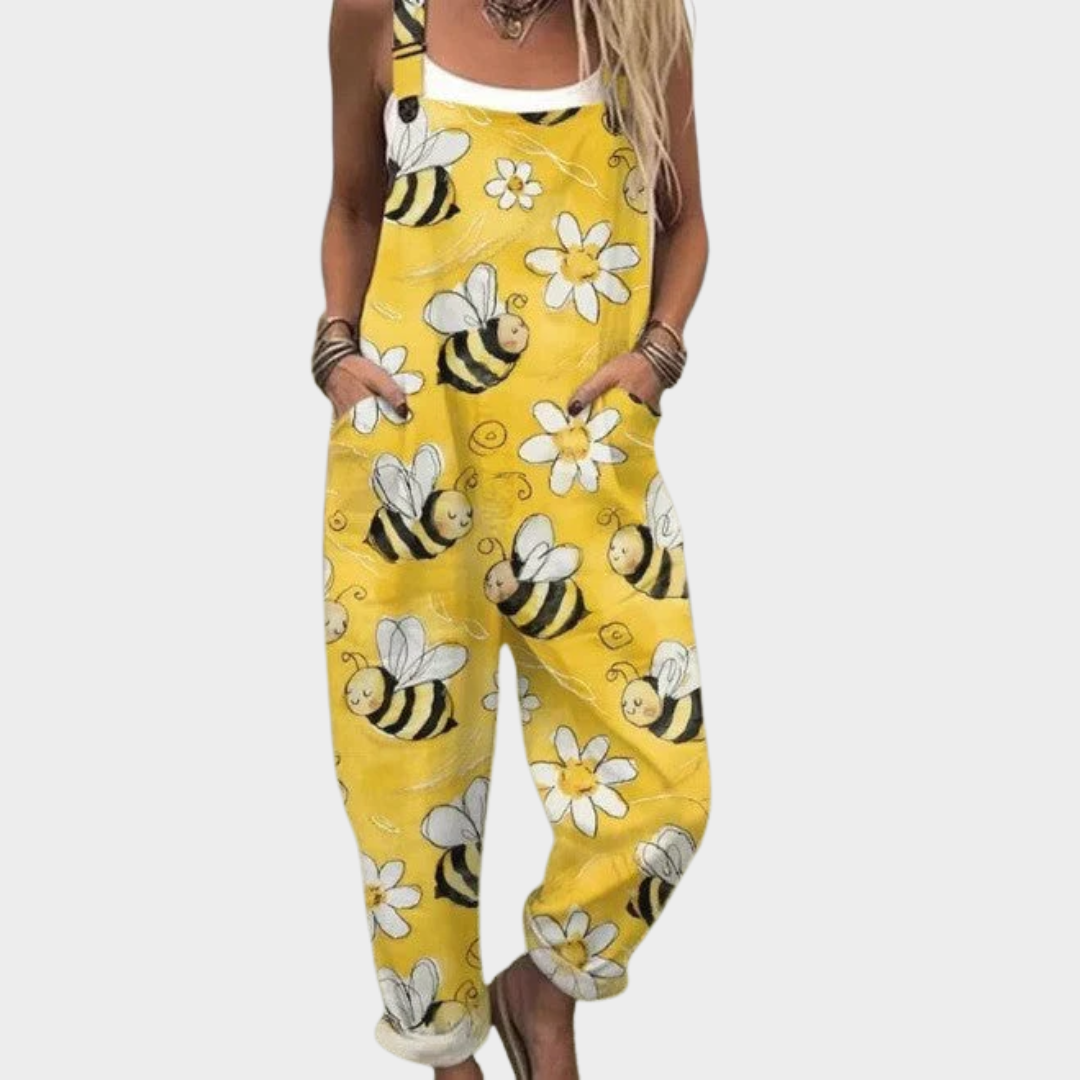 Corinne | Printed Wide-Leg Jumpsuit