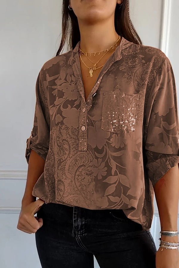 Carys | Elegant Sequin Top