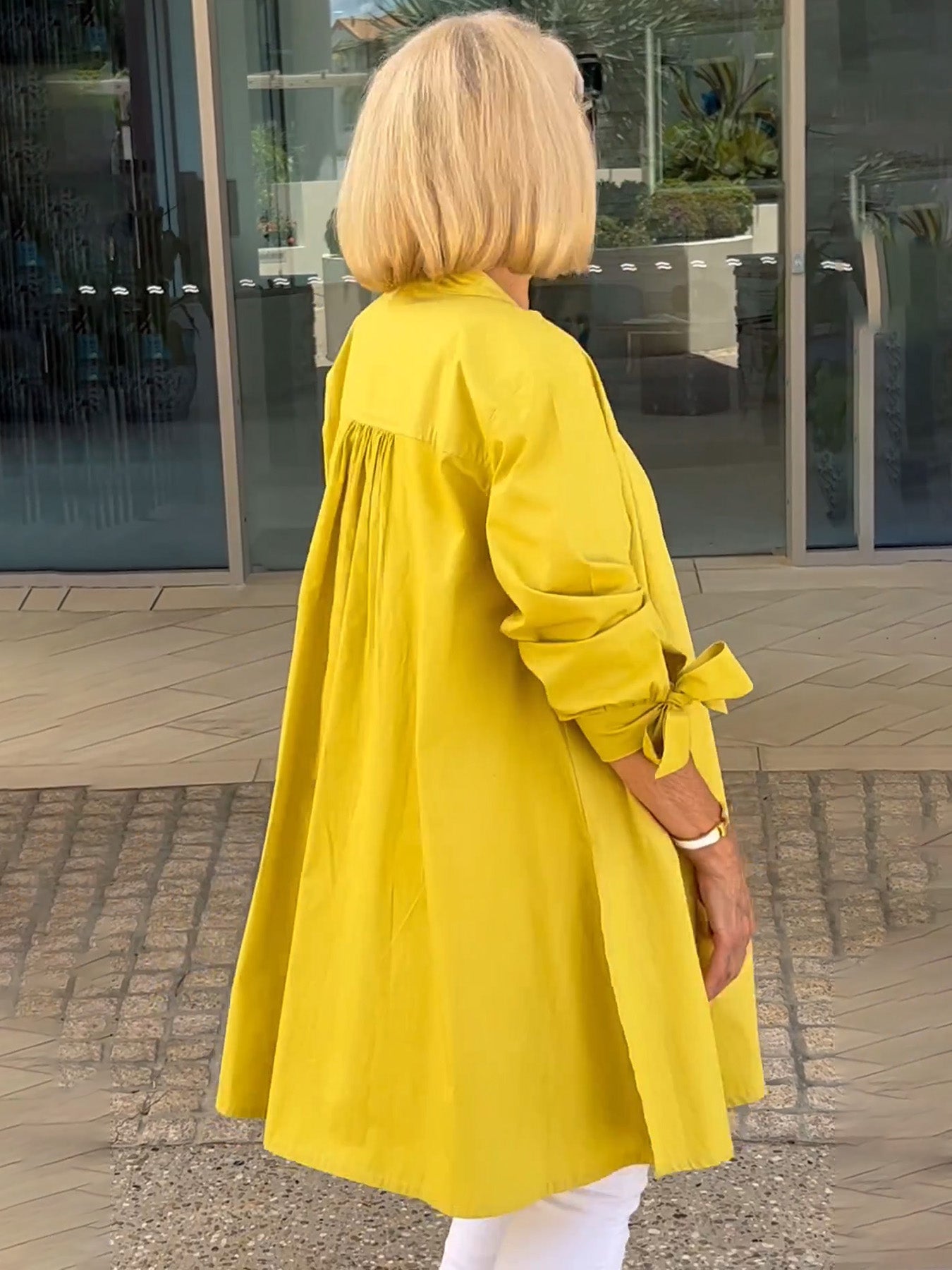 Célina | Classy Long Shirt Jacket