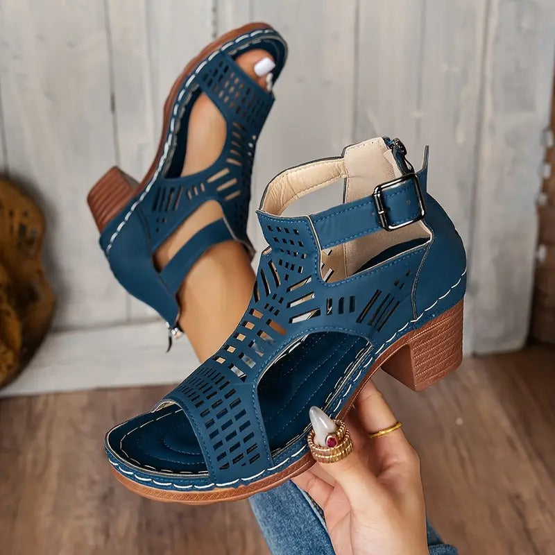Diana | Ergonomic Block Heel Sandals