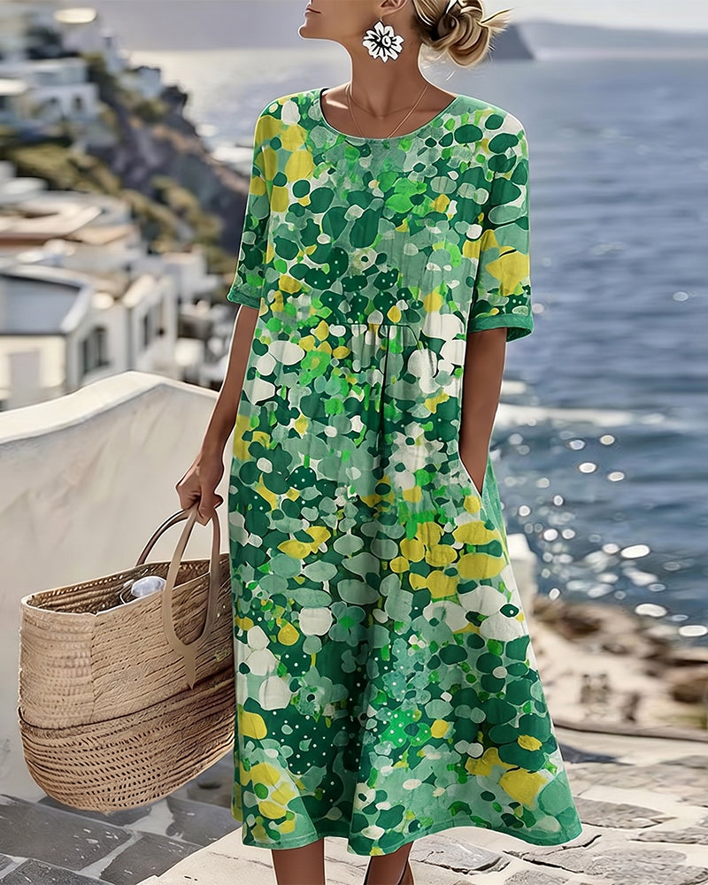 Essie | Floral Print Maxi Dress