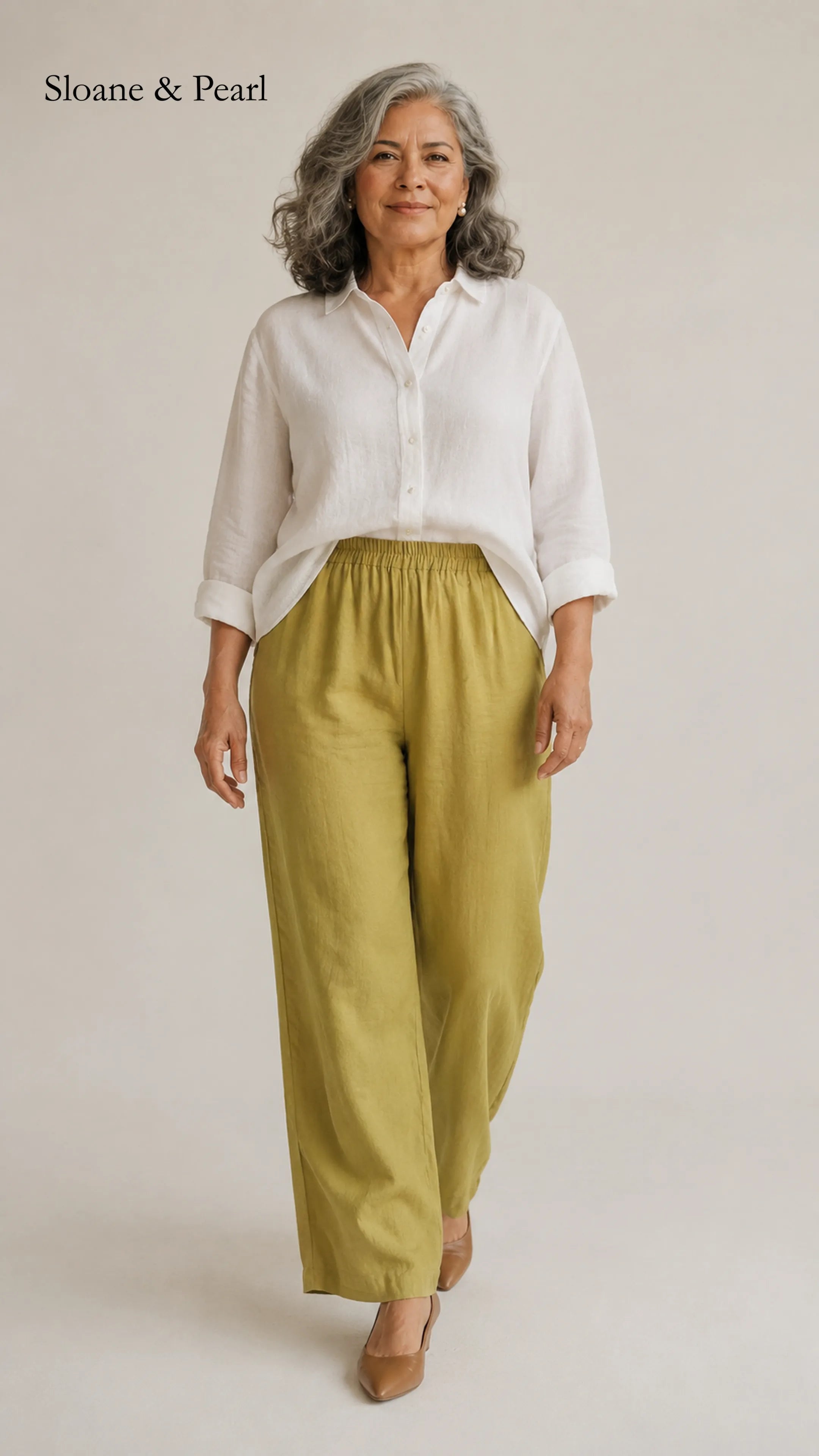 Adalyn | Airy Cotton-Linen Trousers