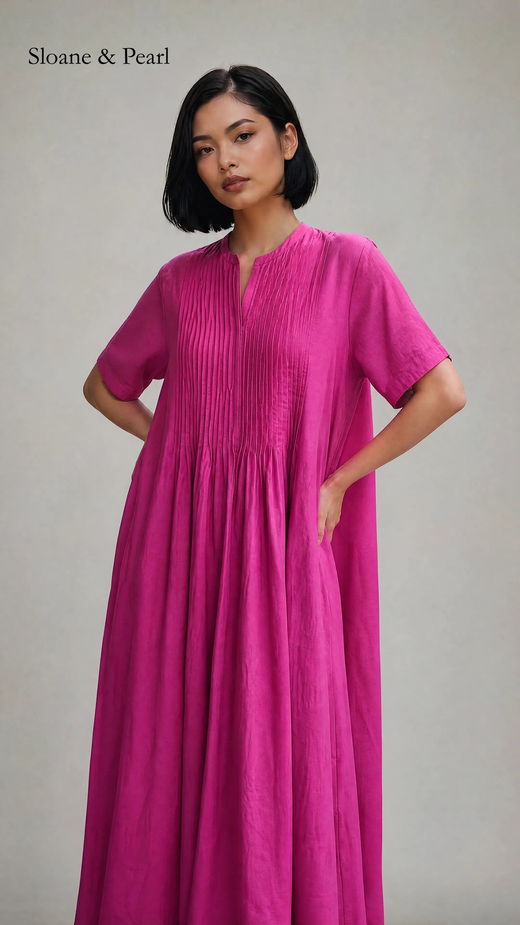 Oaklee | Pleated Dress