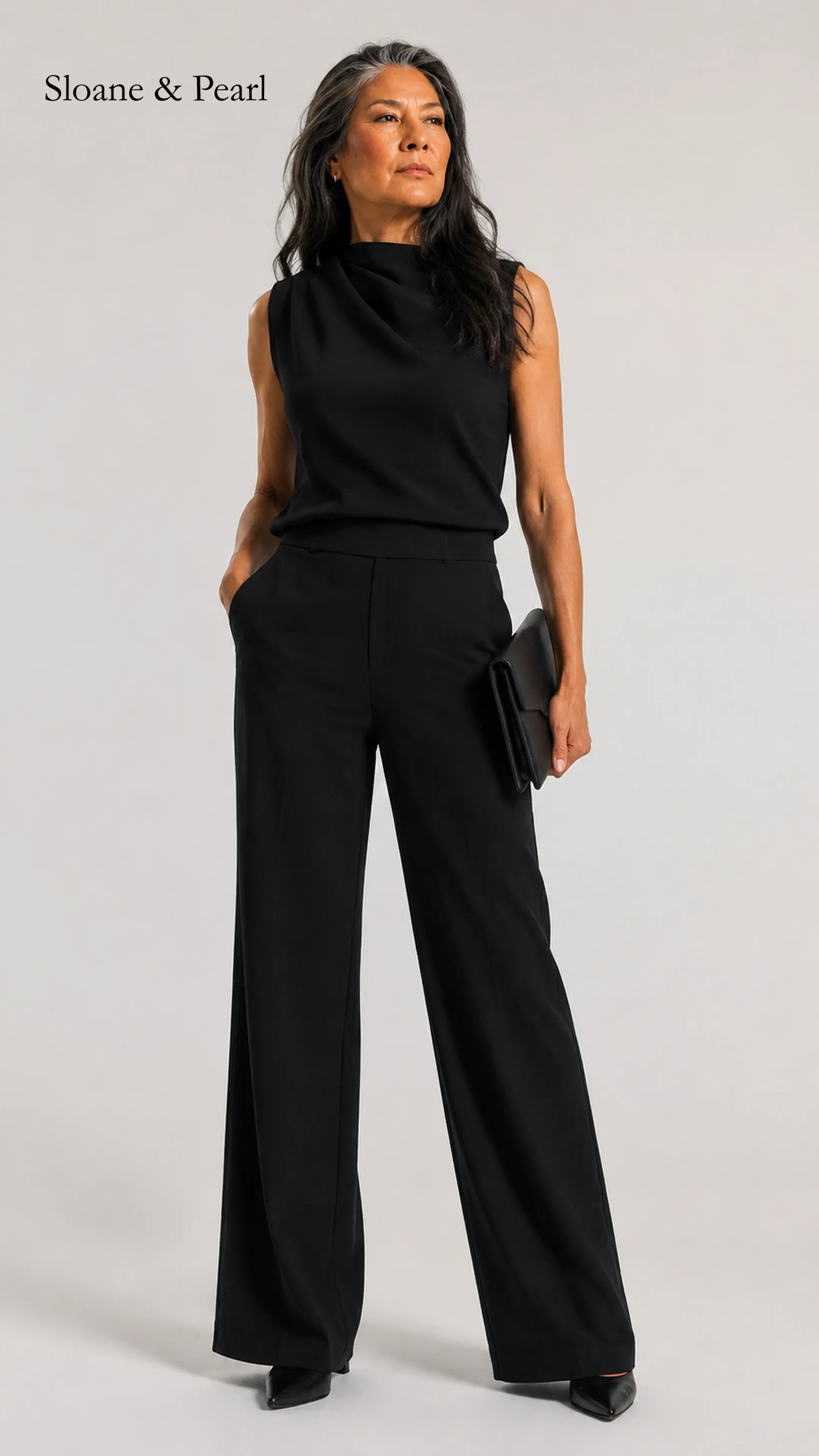 Valborg | Sleeveless Wide-Leg Jumpsuit