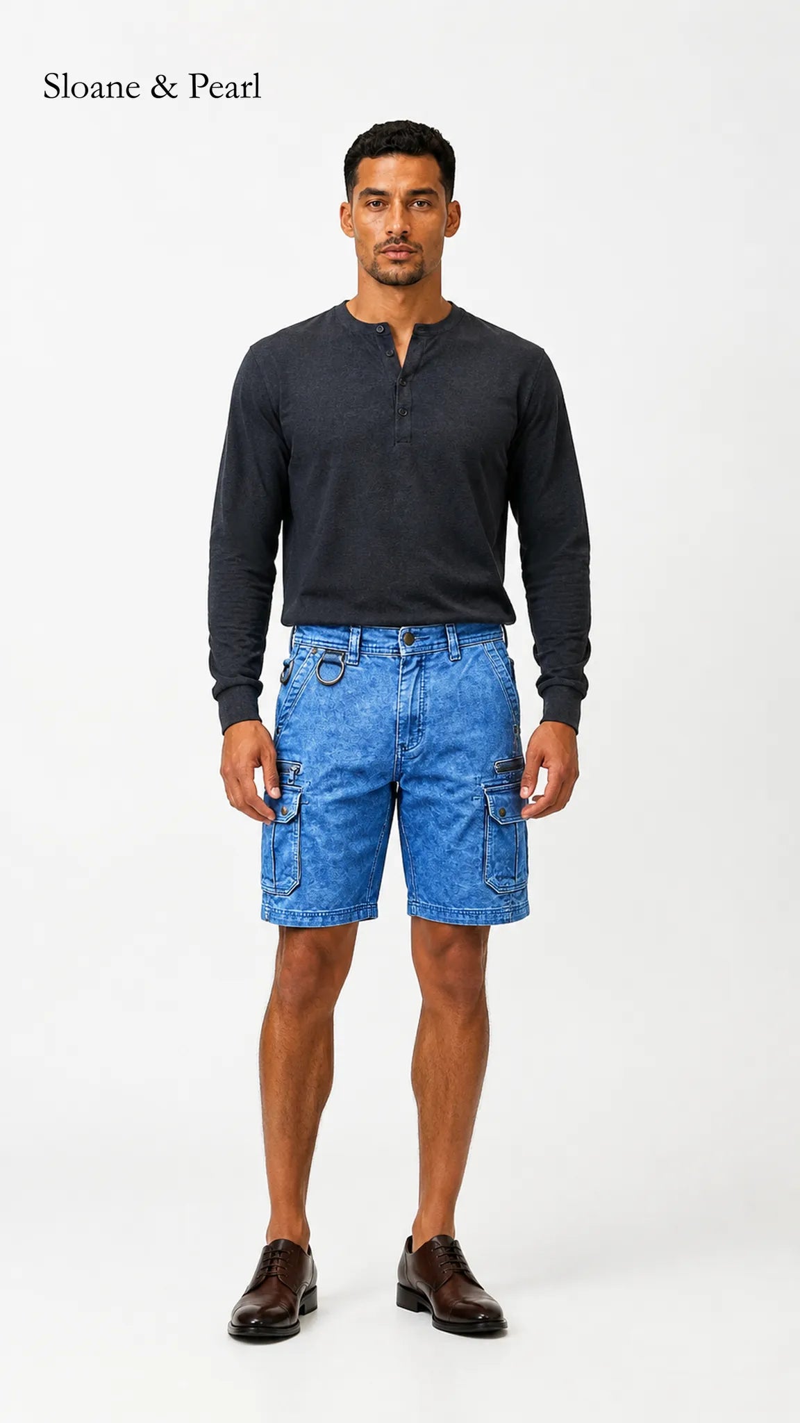 Mario | Functional Denim Cargo Short