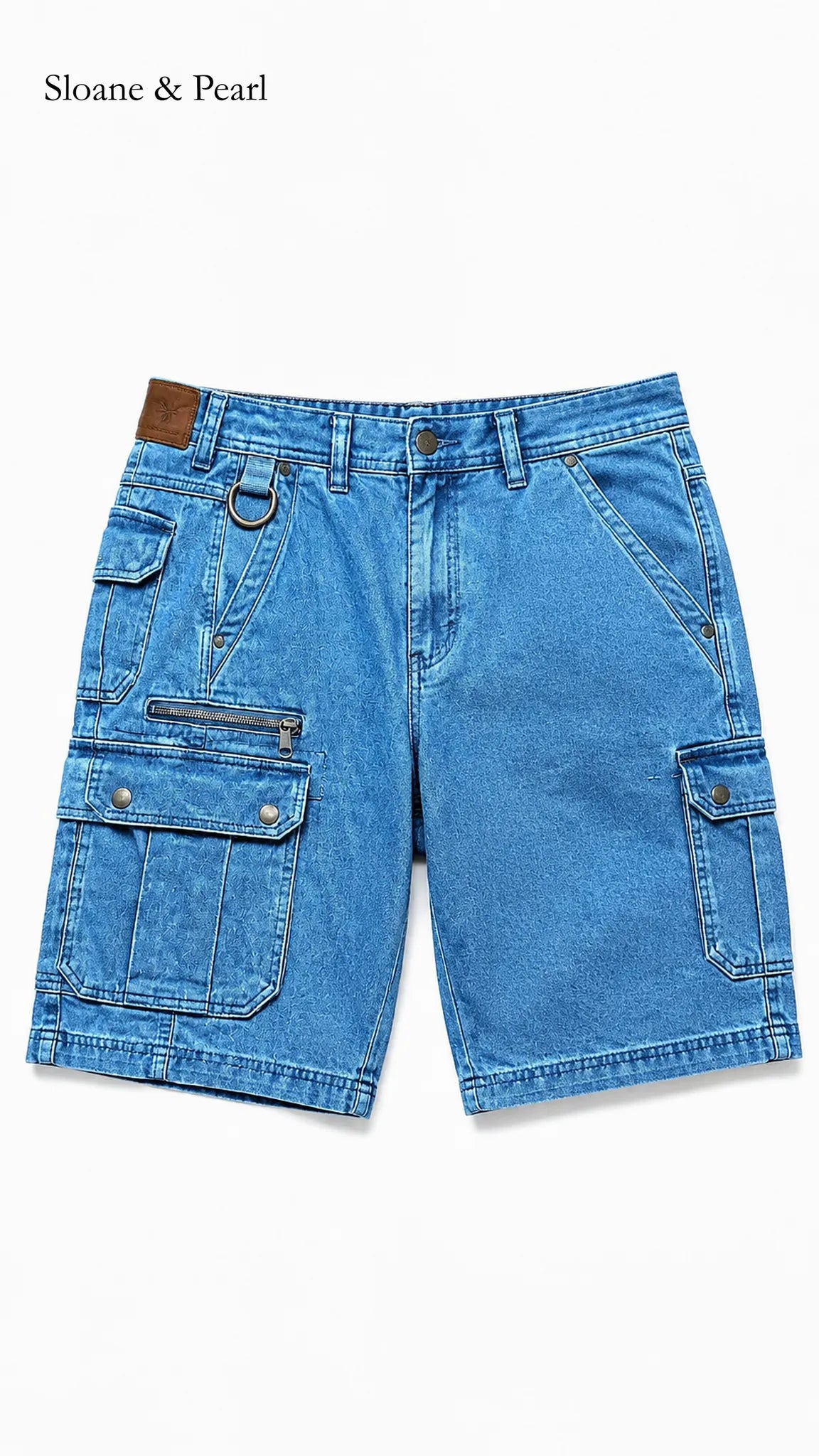 Mario | Functional Denim Cargo Short