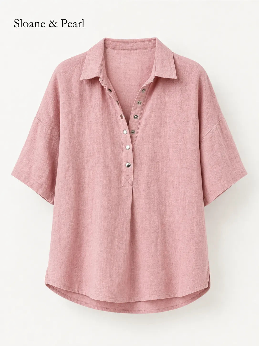 Celia | Collar Button-Down Blouse