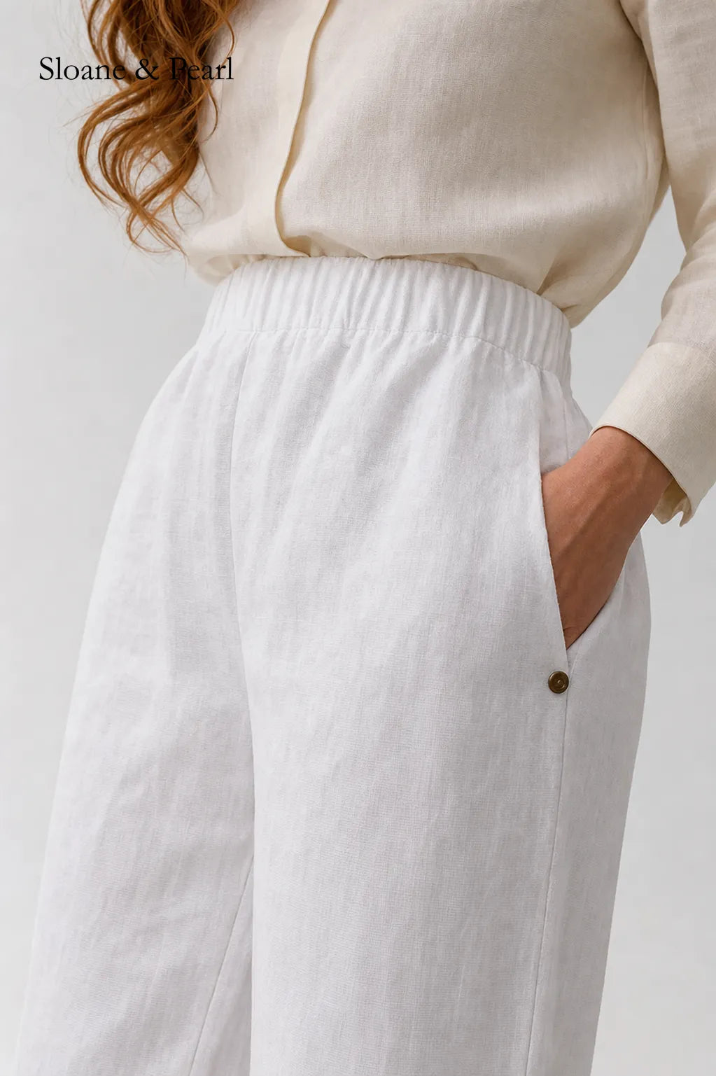 Julia | Airy Linen Trousers