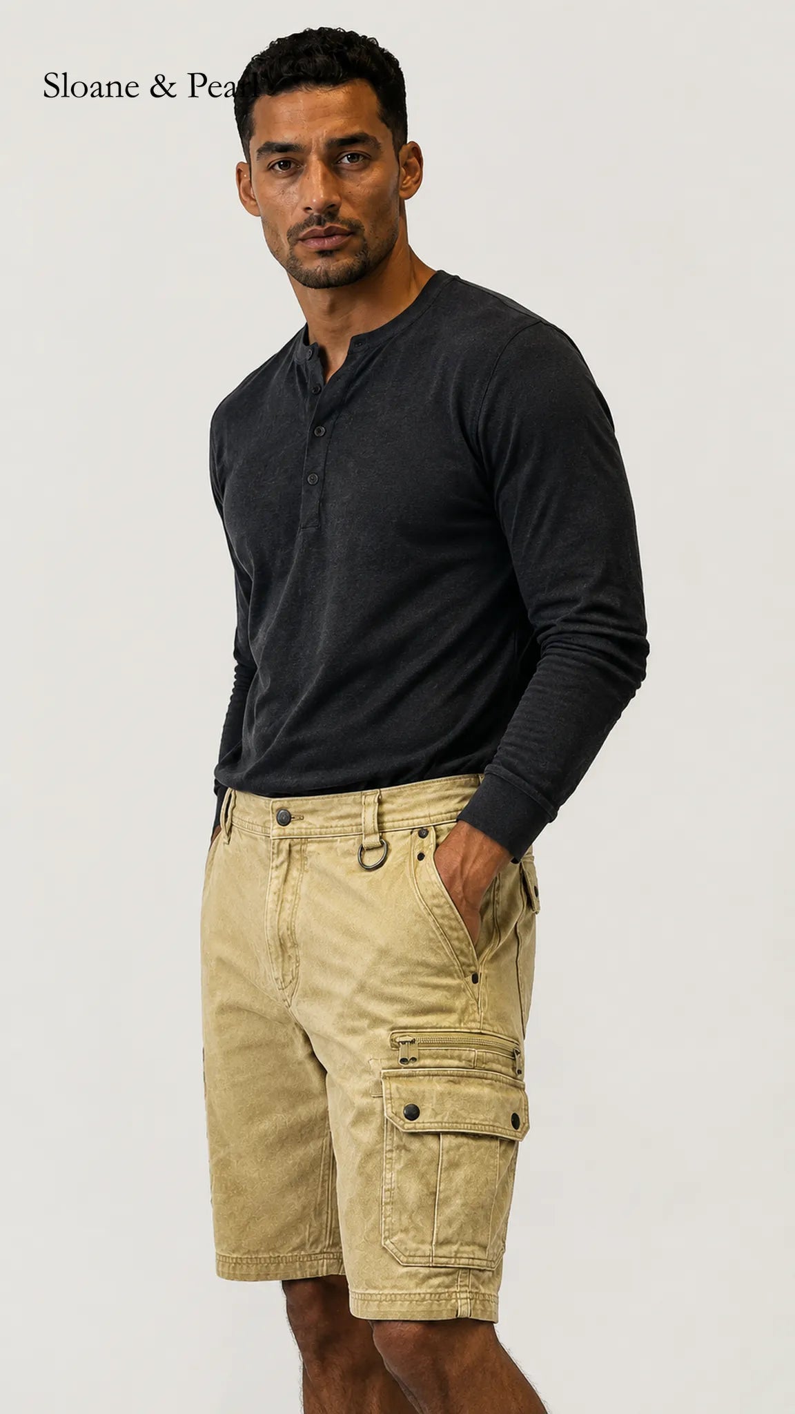 Mario | Functional Denim Cargo Short