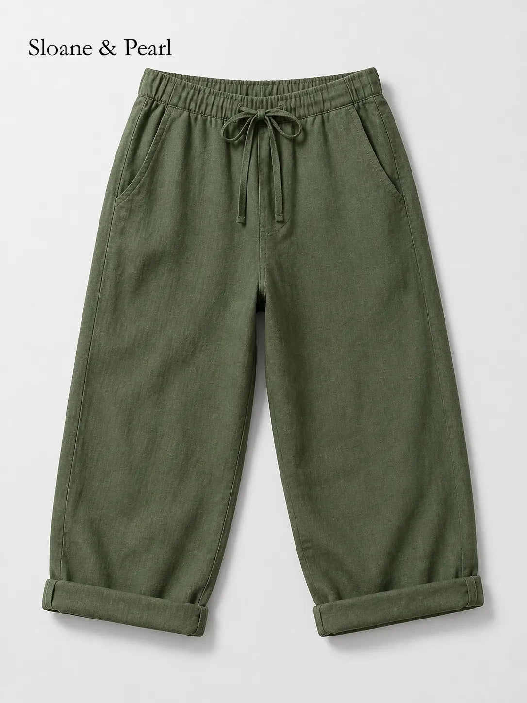 Oaklynn | Cotton Linen Relaxed Shorts