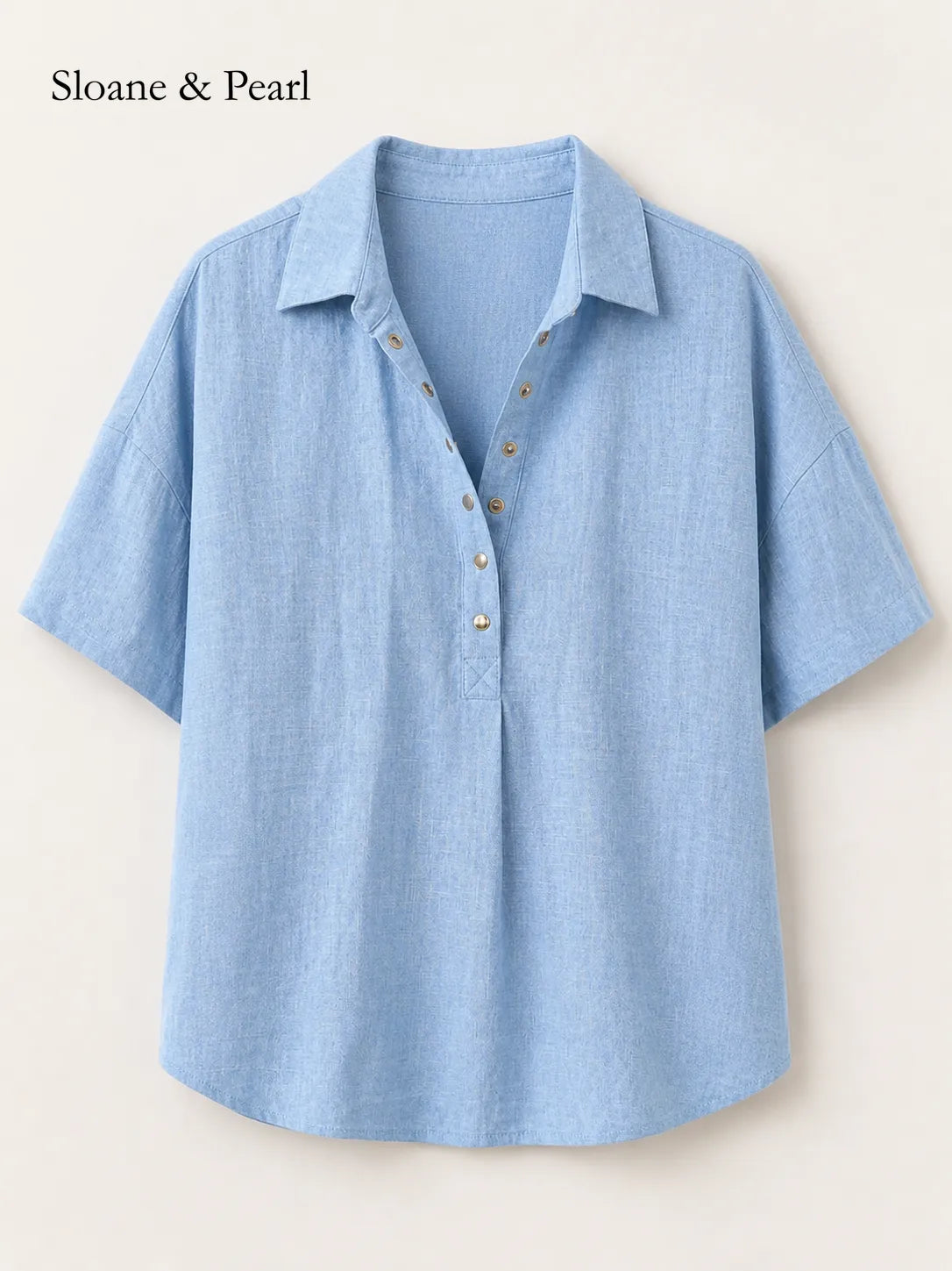 Celia | Collar Button-Down Blouse